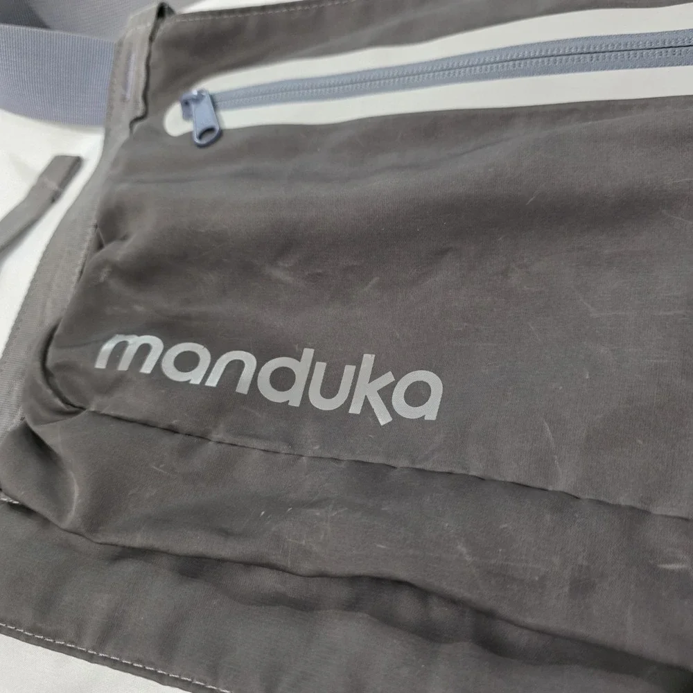 Manduka Go Play 2.0 Yoga Mat‎ Carrier Gray Zip Pouch
